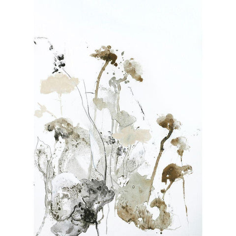 These Days 1 Black Modern Wood Framed Art Print by Design Fabrikken