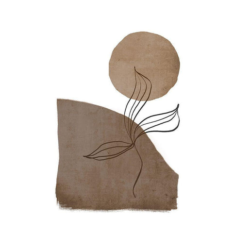 Simplicity 2 Black Modern Wood Framed Art Print by Design Fabrikken