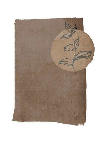 Simplicity 3 White Modern Wood Framed Art Print with Double Matting by Design Fabrikken