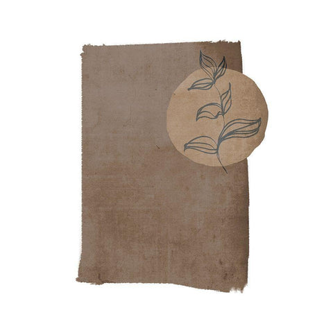 Simplicity 3 Black Modern Wood Framed Art Print with Double Matting by Design Fabrikken