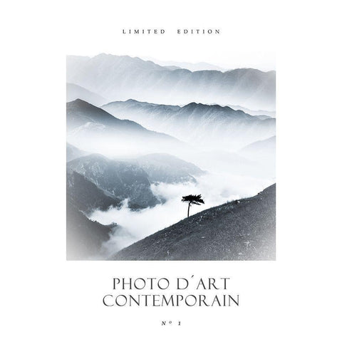 Photo DÂ´Art No 1 Black Modern Wood Framed Art Print by Design Fabrikken