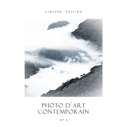 Photo DÂ´Art No 2 White Modern Wood Framed Art Print by Design Fabrikken