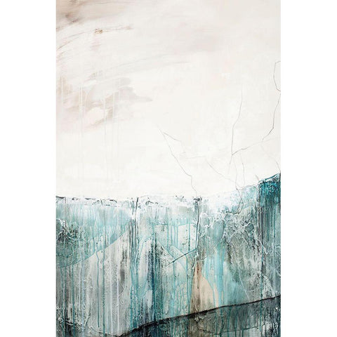 Balance White Modern Wood Framed Art Print by Design Fabrikken