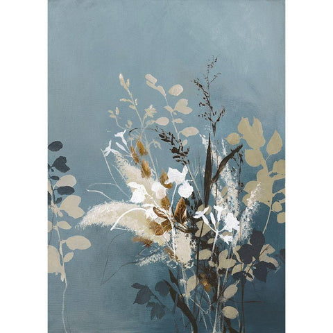 Light Leaves 4 Black Modern Wood Framed Art Print by Design Fabrikken