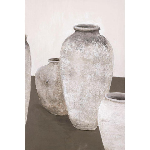 Ceramics 2 Black Modern Wood Framed Art Print with Double Matting by Design Fabrikken