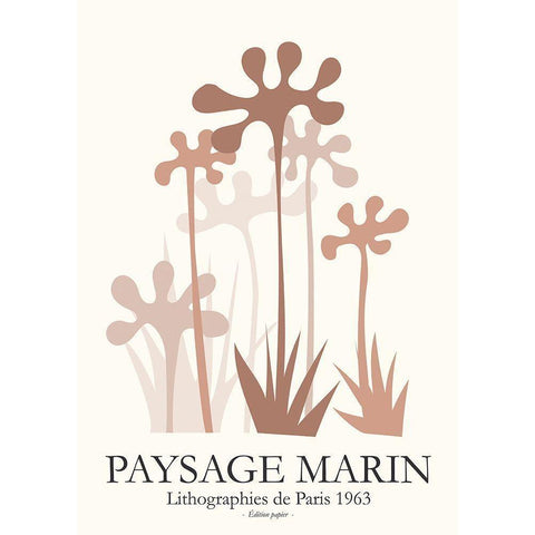 Seascapes 3 Black Modern Wood Framed Art Print with Double Matting by Design Fabrikken