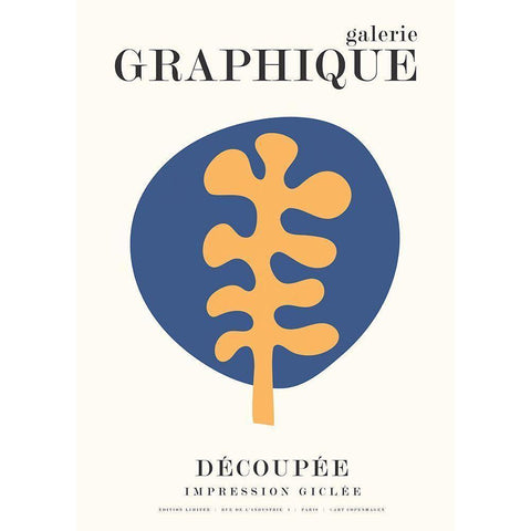 Graphique 7 Black Modern Wood Framed Art Print by Design Fabrikken