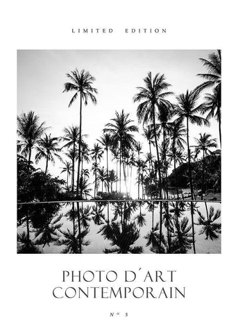 Photo DÂ´Art No 5 Black Ornate Wood Framed Art Print with Double Matting by Design Fabrikken