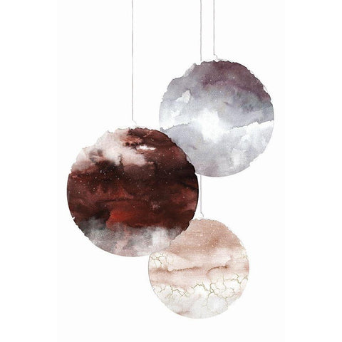 Holiday Time 3 Black Modern Wood Framed Art Print by Design Fabrikken