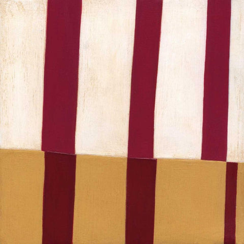 Broken Stripes 2 Black Modern Wood Framed Art Print with Double Matting by Nugent, Laura