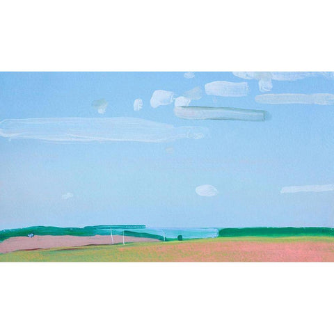 Cloudy Sky Black Modern Wood Framed Art Print with Double Matting by Nekraha, Igor