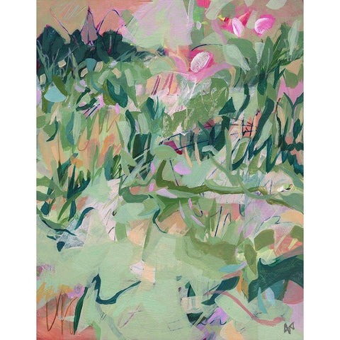 Anticipation White Modern Wood Framed Art Print by Nemcosky, Ann Thompson