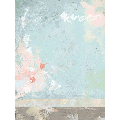 Sea Whispers No. 2 Black Modern Wood Framed Art Print by Nicoll, Suzanne