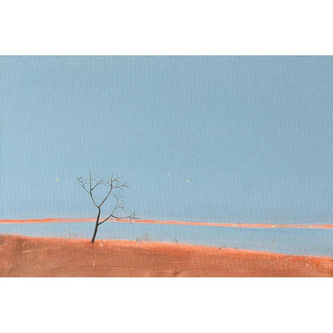Last Rays of The Sun White Modern Wood Framed Art Print by Nekraha, Igor