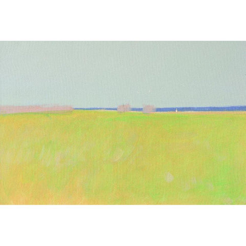 Weekend Near The Sea White Modern Wood Framed Art Print by Nekraha, Igor