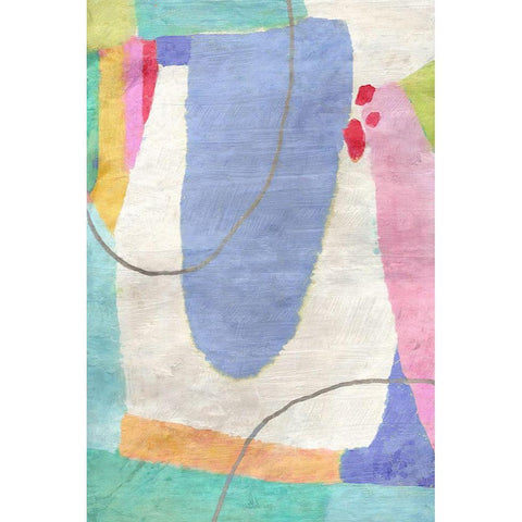 Cotton Candy No. 1 White Modern Wood Framed Art Print by Nicoll, Suzanne