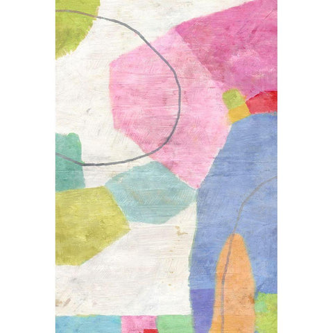 Cotton Candy No. 2 Black Modern Wood Framed Art Print by Nicoll, Suzanne