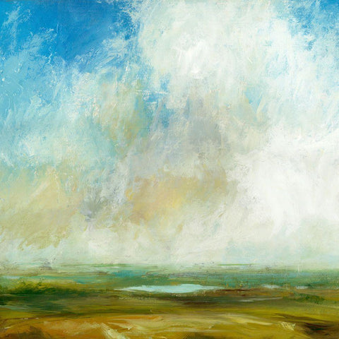 Rolling Hills Black Modern Wood Framed Art Print with Double Matting by Nicoll, Suzanne