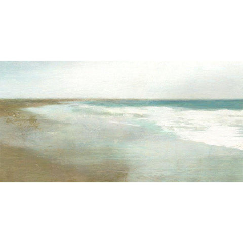Surfside White Modern Wood Framed Art Print by Nicoll, Suzanne