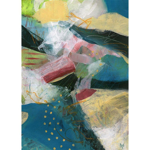 Solstice No. 3 Black Modern Wood Framed Art Print by Nemcosky, Ann Thompson