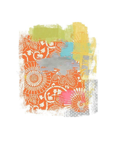 Beach Day 3 White Modern Wood Framed Art Print with Double Matting by Nicoll, Suzanne