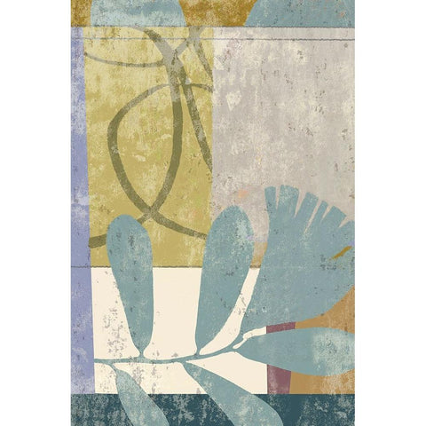 Calla 2 Black Modern Wood Framed Art Print by Nicoll, Suzanne