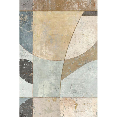 Complementary Angles 2 Black Modern Wood Framed Art Print by Nicoll, Suzanne