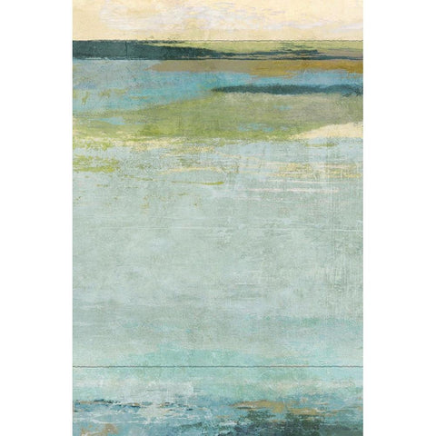 Seafoam 1 Black Modern Wood Framed Art Print by Nicoll, Suzanne