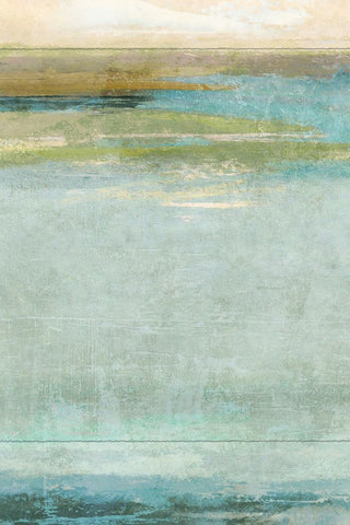 Seafoam 2 Black Ornate Wood Framed Art Print with Double Matting by Nicoll, Suzanne