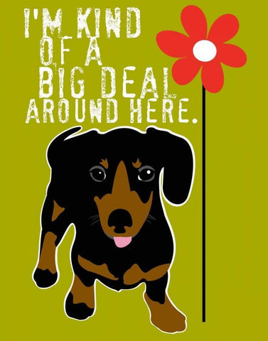 Big Deal Black Ornate Wood Framed Art Print with Double Matting by Oliphant, Ginger