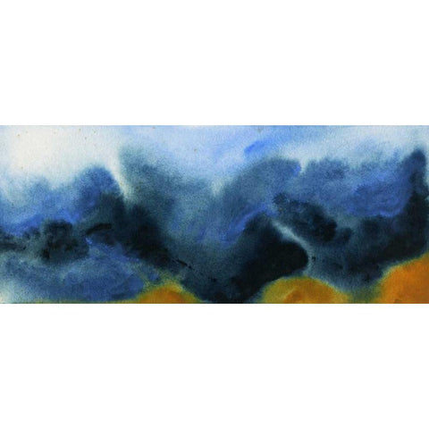 No Ambivalence Black Modern Wood Framed Art Print with Double Matting by Oppenheimer, Michelle
