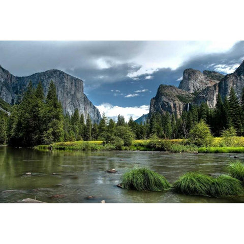 Yosemite Black Modern Wood Framed Art Print by Oldford, Tim