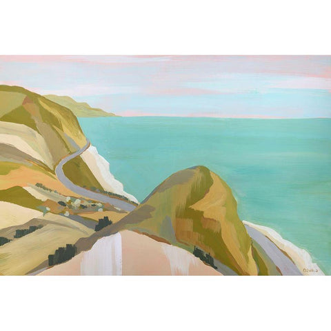 Big Sycamore Canyon Black Modern Wood Framed Art Print with Double Matting by Oswald, Pete