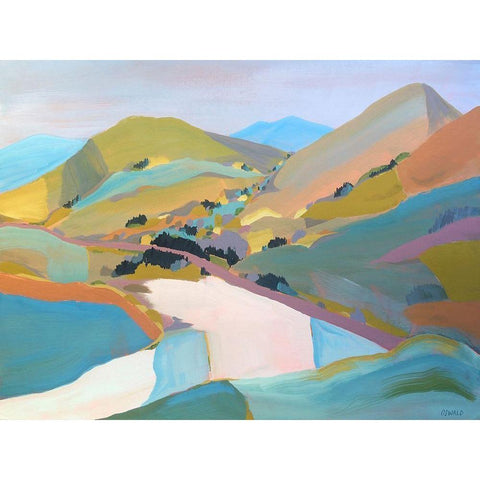PCH White Modern Wood Framed Art Print by Oswald, Pete