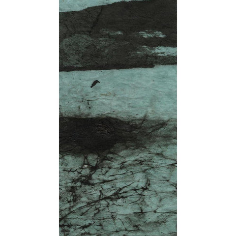Oceans Unearthed No. 1 Black Modern Wood Framed Art Print with Double Matting by Oppenheimer, Michelle