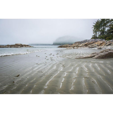 Tonquin Beach White Modern Wood Framed Art Print by Oldford, Tim