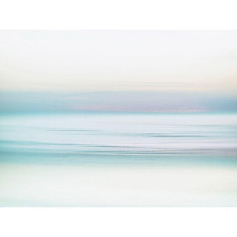 Oceanscape 1 White Modern Wood Framed Art Print by Okula, Carina