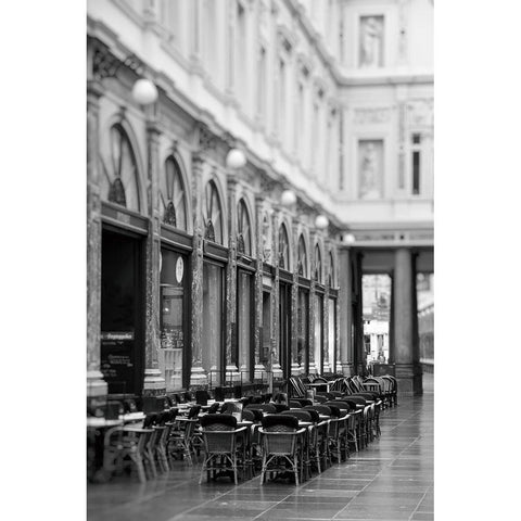 Royal Galleries Black and White Black Modern Wood Framed Art Print with Double Matting by Okula, Carina