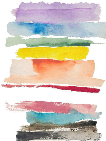 Inclusion Black Ornate Wood Framed Art Print with Double Matting by Oppenheimer, Michelle