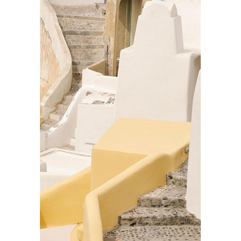 Stones and Stairs Black Modern Wood Framed Art Print by Okula, Carina