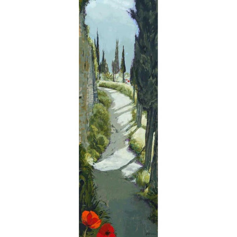 Around the Bend Gold Ornate Wood Framed Art Print with Double Matting by Parsons, Jane Henry