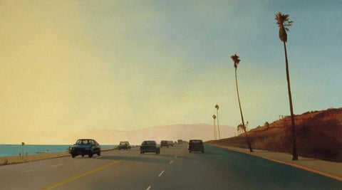 California Road Chronicles - 16 White Modern Wood Framed Art Print with Double Matting by Penezic, Relja