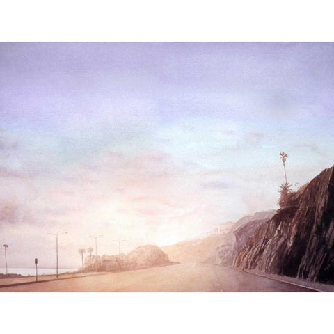 California Road Chronicles - 50 Black Modern Wood Framed Art Print by Penezic, Relja