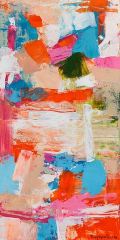 Immersed Sequence I White Modern Wood Framed Art Print with Double Matting by Pristas, Tracy Lynn