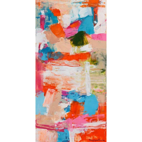 Immersed Sequence I Black Modern Wood Framed Art Print by Pristas, Tracy Lynn