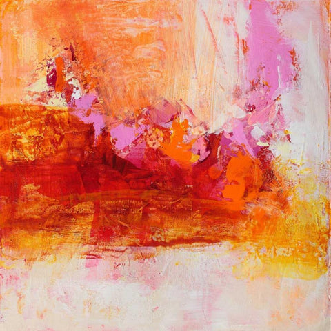 Ethereal Sugar I White Modern Wood Framed Art Print with Double Matting by Pristas, Tracy Lynn