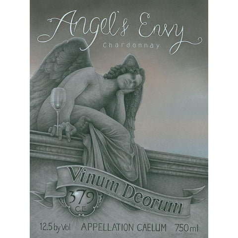 Angieas Envy White Modern Wood Framed Art Print by Peterson, Kurt