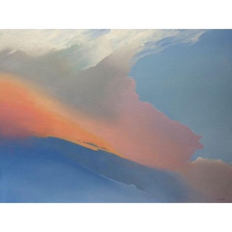 Gulfstream White Modern Wood Framed Art Print by Pannell, Cap