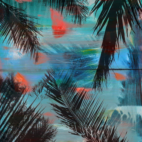 Evergreen No. 13 White Modern Wood Framed Art Print by Pfrommer, Sven