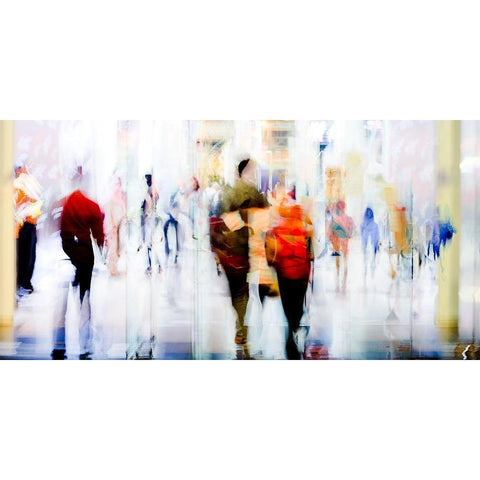 Java Jazz 35 Black Modern Wood Framed Art Print with Double Matting by Pfrommer, Sven